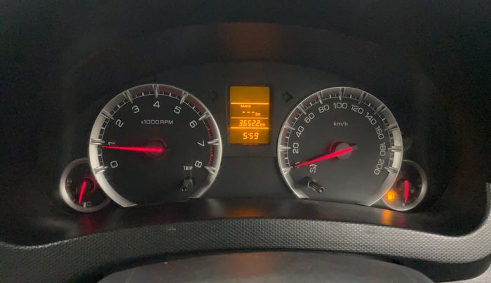 2013 Maruti Swift VXI, Petrol, Manual, 36,500 km, Odometer Image