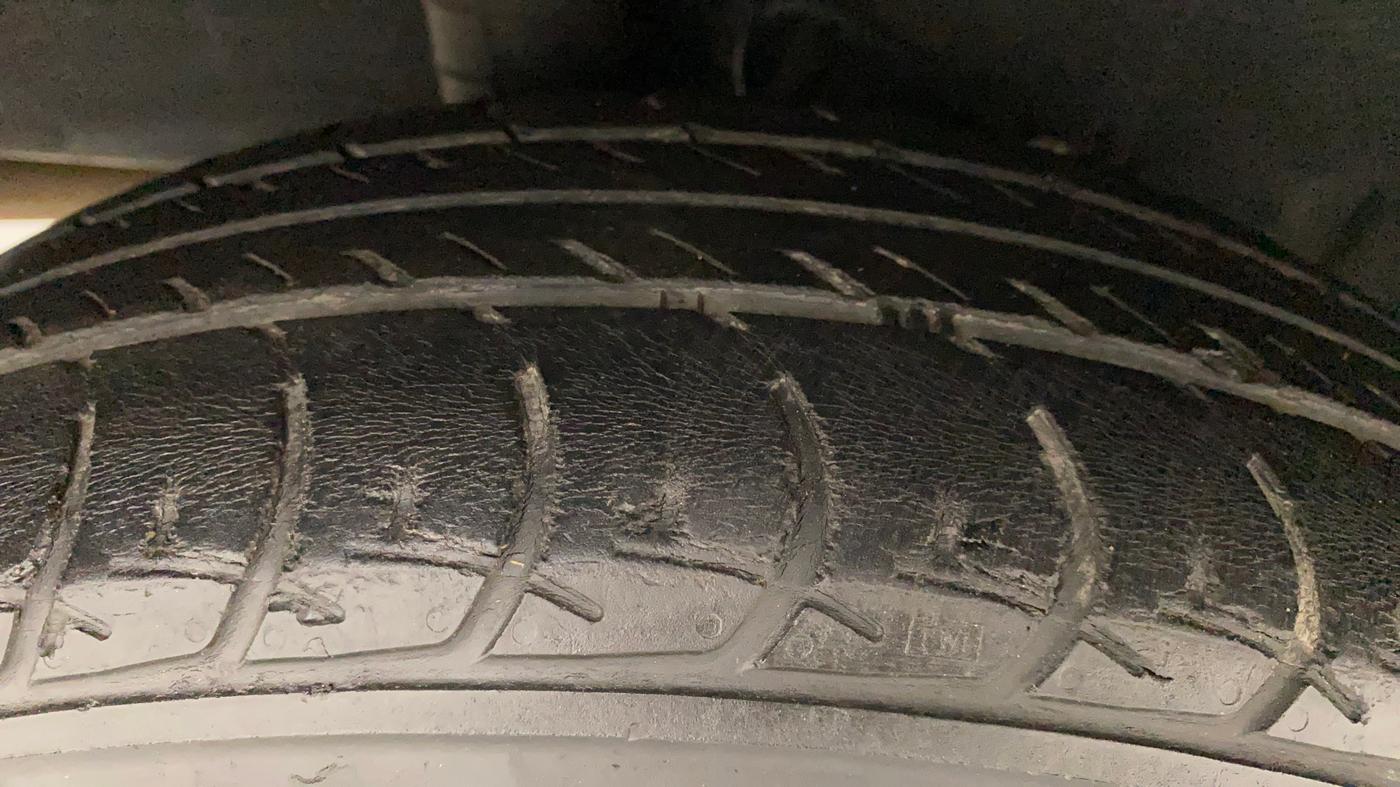 2018 Datsun Go Plus T, Petrol, Manual, 29,165 km, Right Rear Tyre Tread