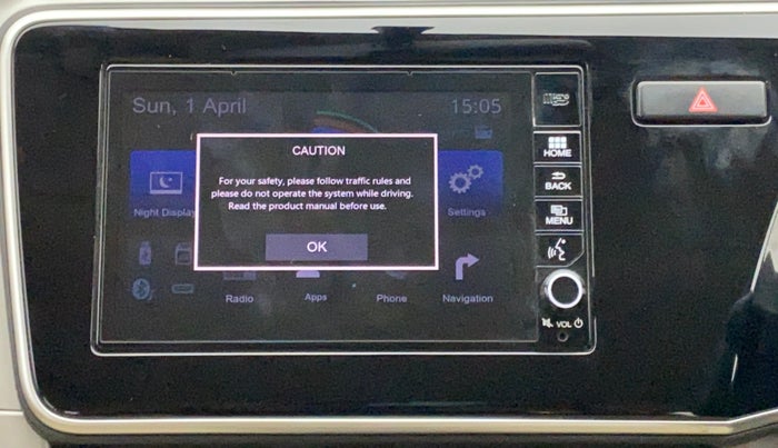 2017 Honda City V MT PETROL, Petrol, Manual, 22,287 km, Infotainment System