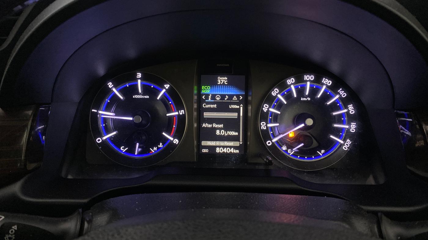 2019 Toyota Innova Crysta 2.4 VX 8 STR, Diesel, Manual, 80,404 km, Odometer Image