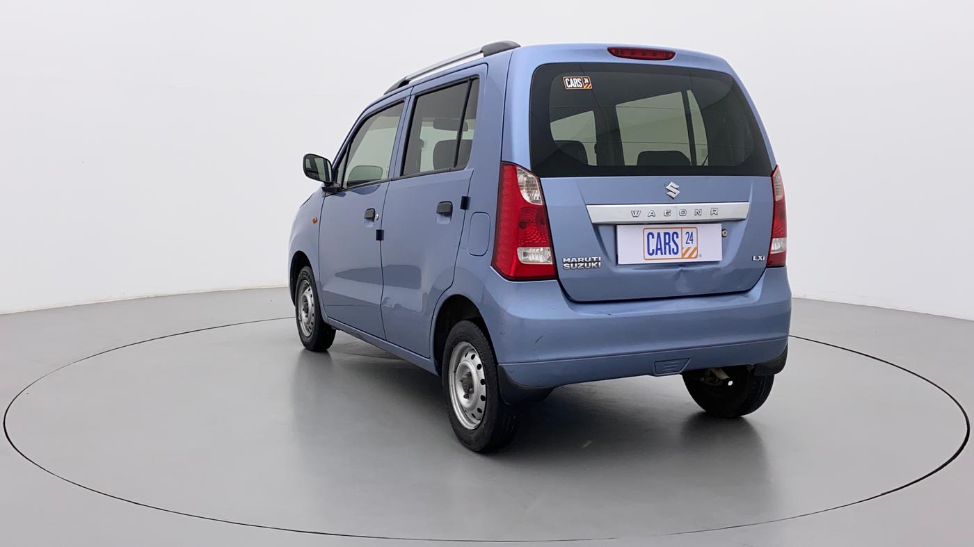 2011 Maruti Wagon R 1.0 LXI, Petrol, Manual, 85,813 km, Left Back Diagonal