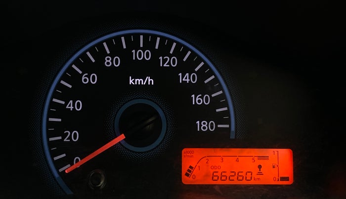 2018 Datsun Redi Go S, Petrol, Manual, 66,254 km, Odometer Image