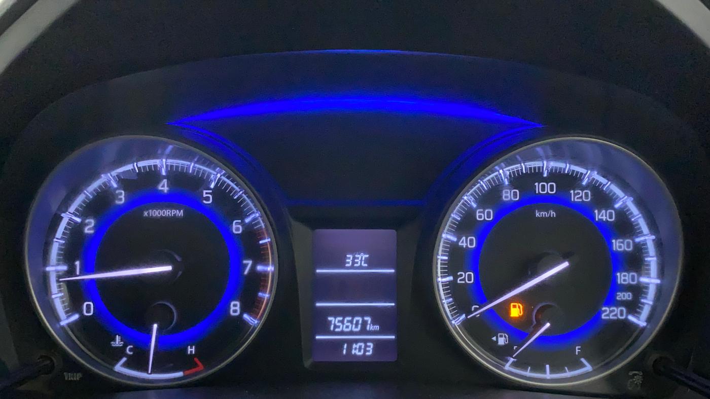 2017 Maruti Baleno DELTA PETROL 1.2, Petrol, Manual, 75,735 km, Odometer Image