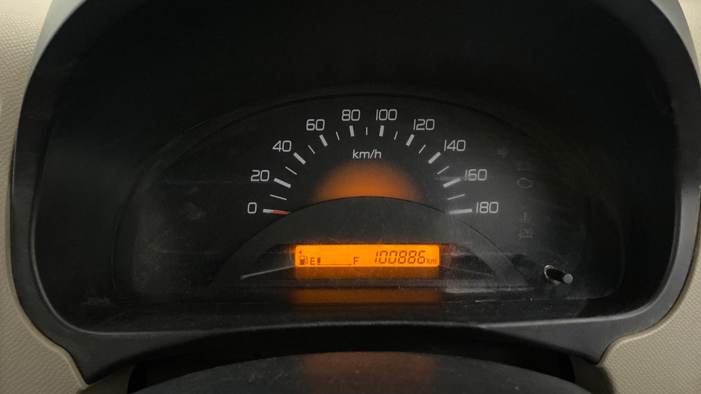 2014 Maruti Wagon R 1.0 LXI CNG, CNG, Manual, 1,00,886 km, Odometer Image