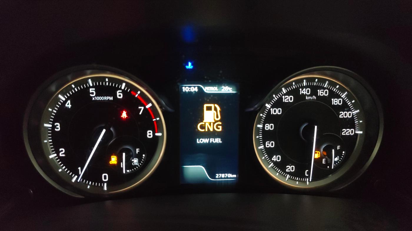 2024 Maruti Ertiga ZXI (O) CNG, CNG, Manual, 27,870 km, Odometer Image
