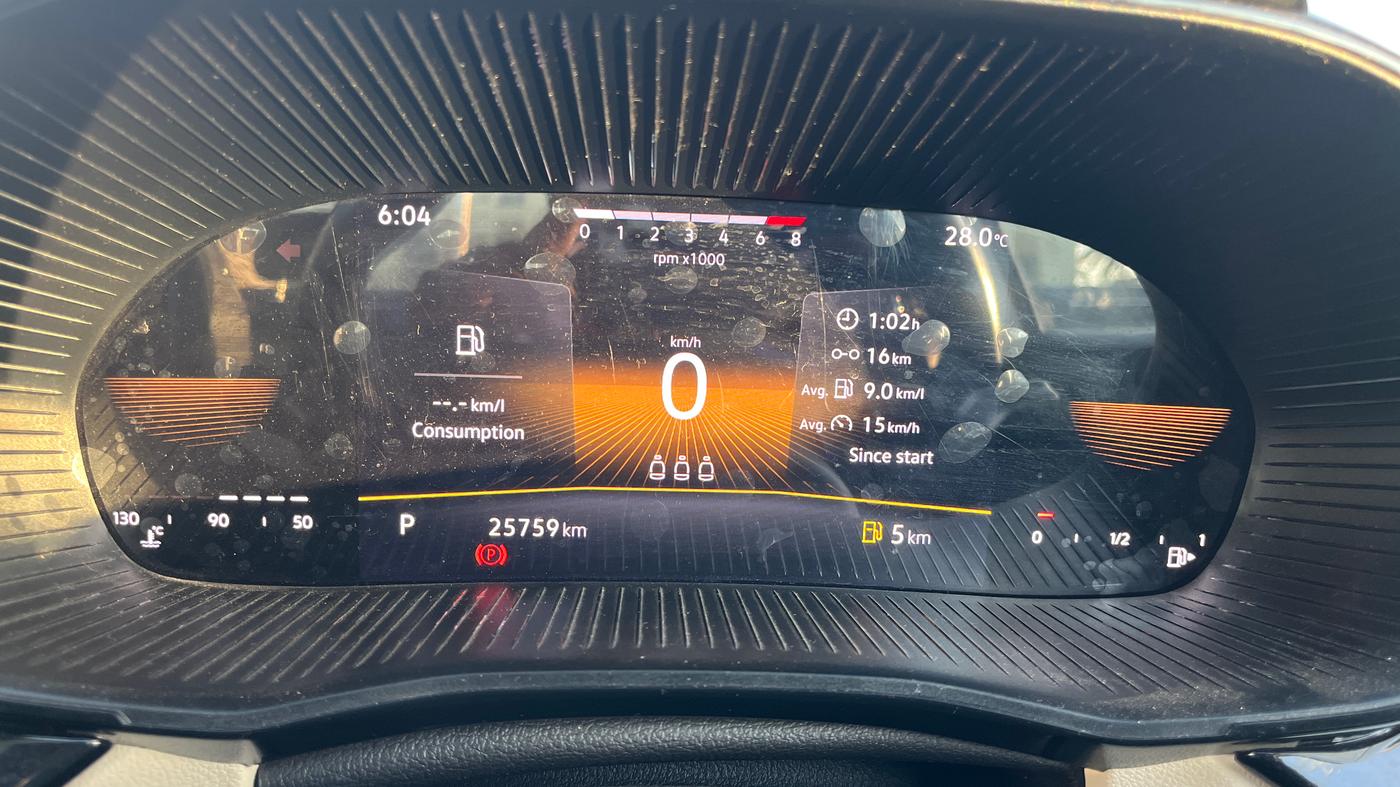 2023 Skoda SLAVIA STYLE 1.0L TSI AT, Petrol, Automatic, 25,743 km, Odometer Image