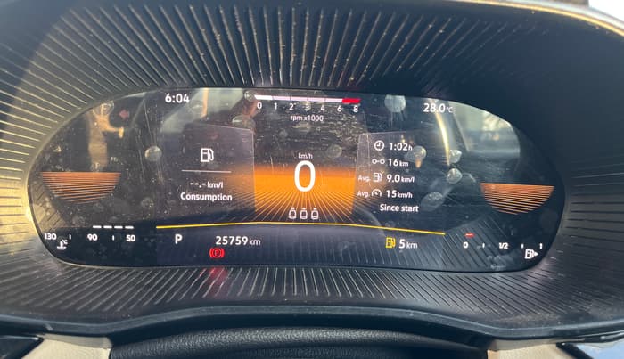 2023 Skoda SLAVIA STYLE 1.0L TSI AT, Petrol, Automatic, 25,743 km, Odometer Image