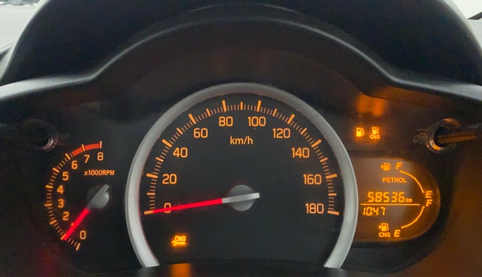 2021 Maruti Celerio VXI (O) CNG, CNG, Manual, 58,821 km, Odometer Image