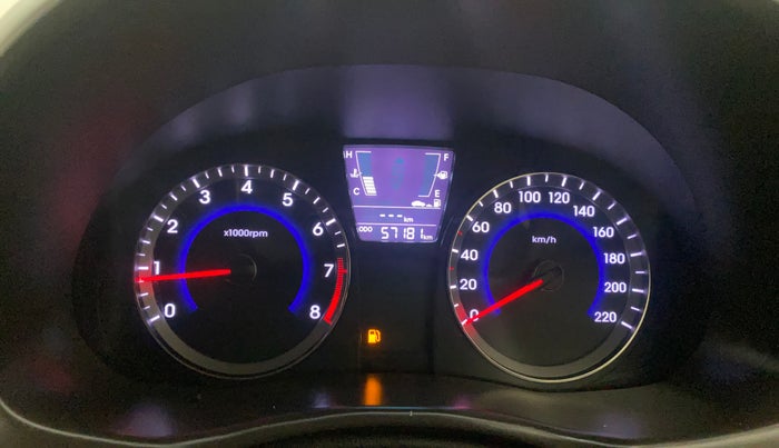 2016 Hyundai Verna 1.6 VTVT SX, Petrol, Manual, 57,170 km, Odometer Image
