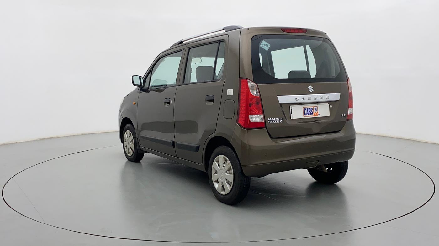 2013 Maruti Wagon R 1.0 LXI CNG, CNG, Manual, 47,485 km, Left Back Diagonal