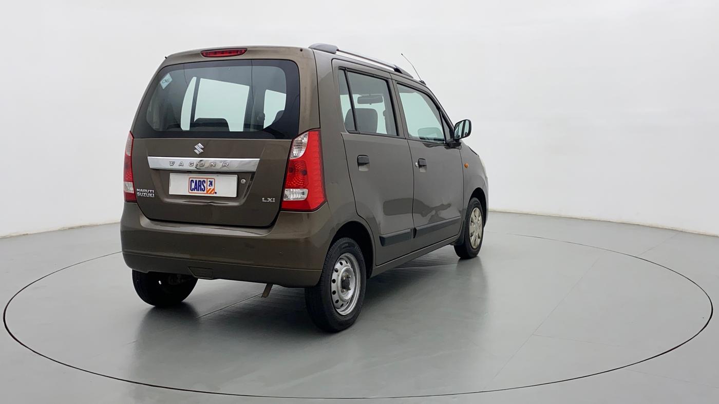 2013 Maruti Wagon R 1.0 LXI CNG, CNG, Manual, 47,485 km, Right Back Diagonal