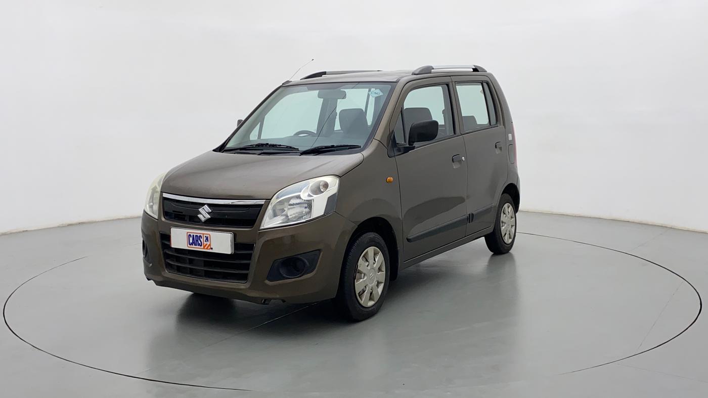 2013 Maruti Wagon R 1.0 LXI CNG, CNG, Manual, 47,485 km, Left Front Diagonal