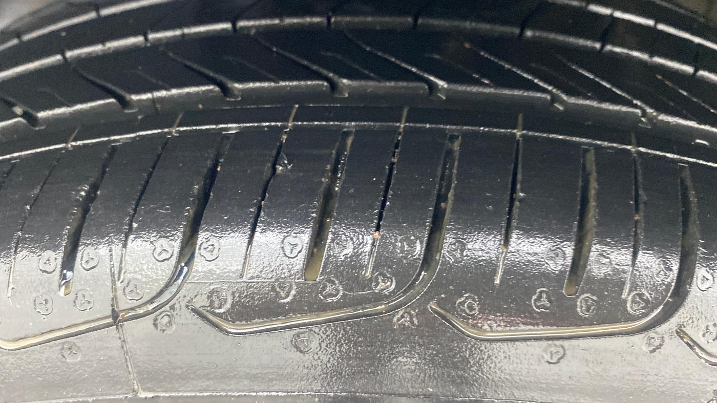 2018 Maruti Baleno ZETA CVT PETROL 1.2, Petrol, Automatic, 66,305 km, Left Front Tyre Tread