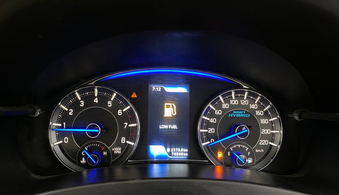 2020 Maruti Ciaz DELTA AT 1.5 SHVS PETROL, Petrol, Automatic, 74,819 km, Odometer Image