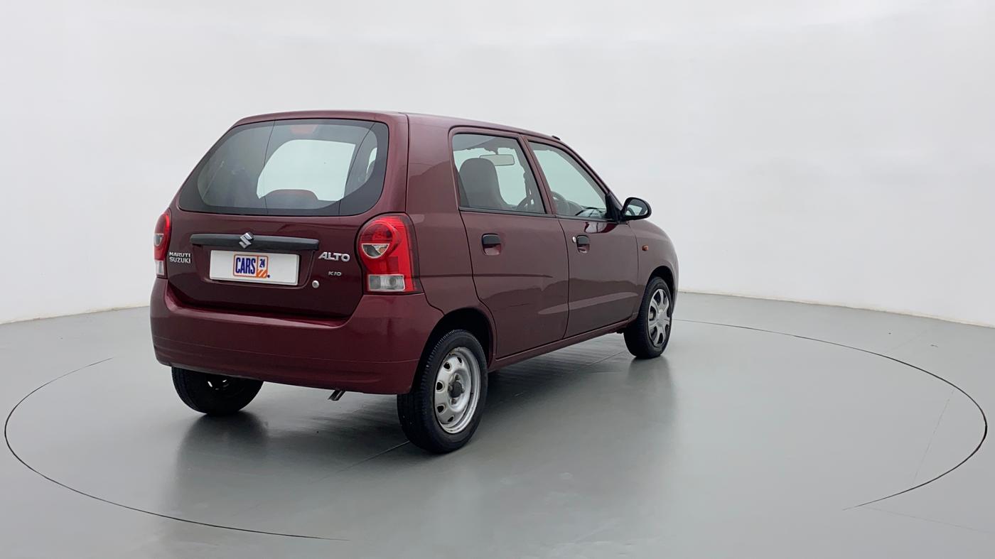 2010 Maruti Alto K10 LXI P, Petrol, Manual, 19,362 km, Right Back Diagonal