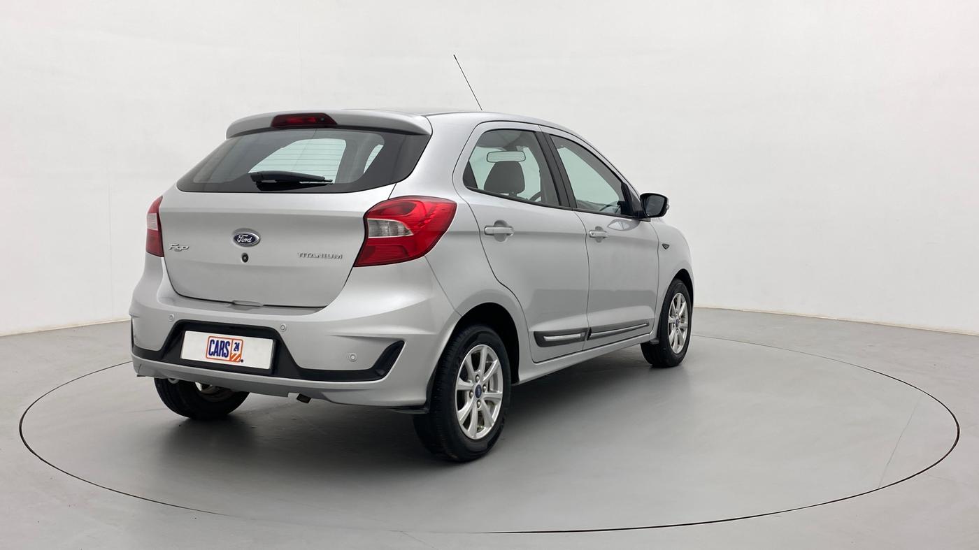 2019 Ford New Figo TITANIUM 1.2 PETROL MT, Petrol, Manual, 19,686 km, Right Back Diagonal