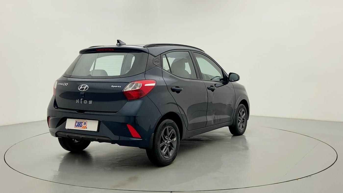 2021 Hyundai GRAND I10 NIOS SPORTZ PETROL, Petrol, Manual, 4,534 km, Right Back Diagonal