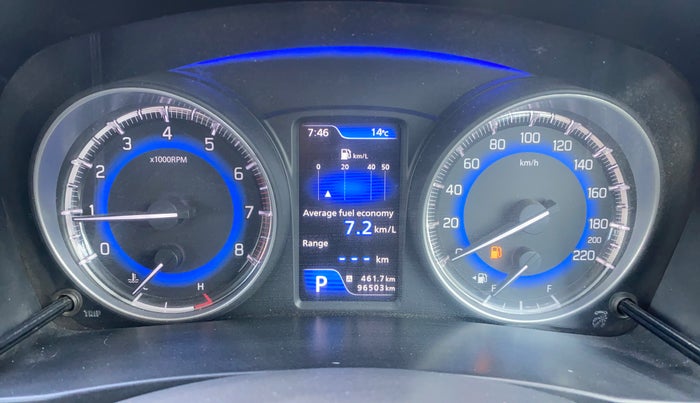 2017 Maruti Baleno ZETA CVT PETROL 1.2, Petrol, Automatic, 96,493 km, Odometer Image