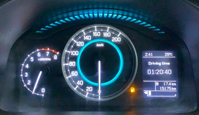 2017 Maruti IGNIS ALPHA 1.2, Petrol, Manual, 15,175 km, Odometer Image