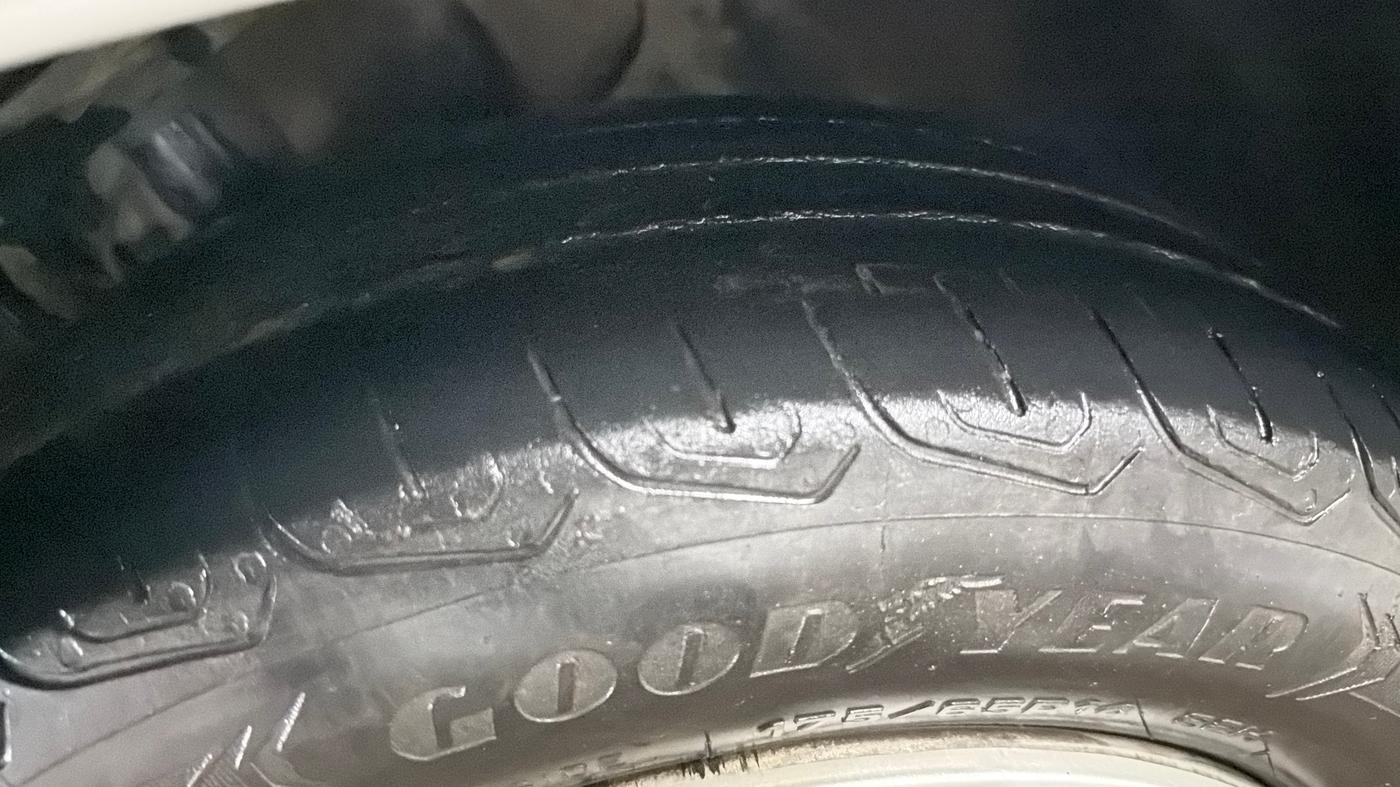 2023 Tata Tiago XM CNG, CNG, Manual, 52,858 km, Left Front Tyre Tread