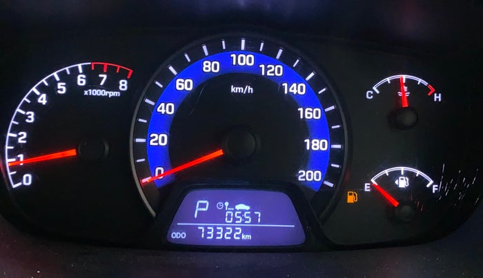2014 Hyundai Xcent SX AT 1.2 (O), Petrol, Automatic, 73,359 km, Odometer Image