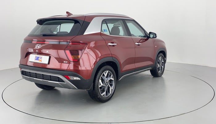 2020 Hyundai Creta 1.5 SX (O) AT, Petrol, Automatic, 17,110 km, Right Back Diagonal