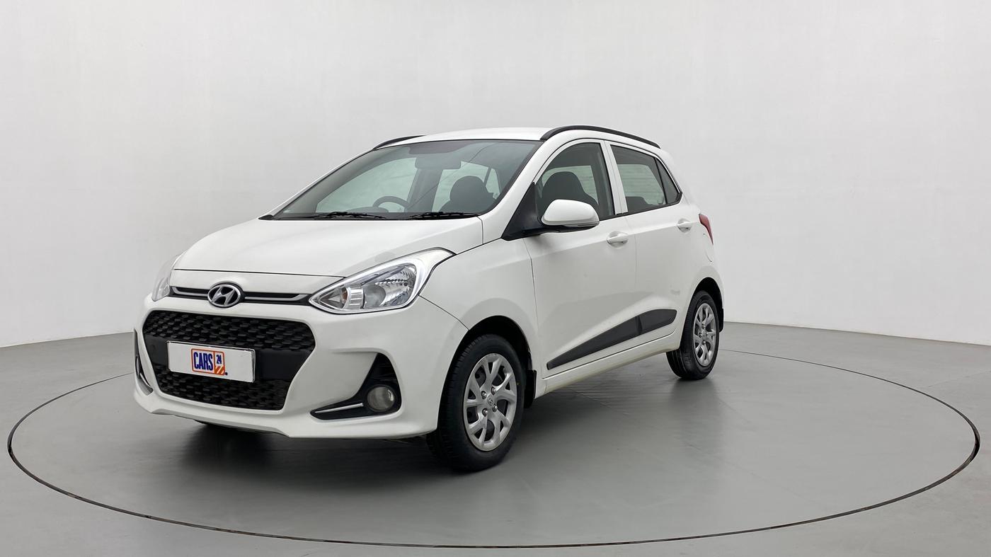 2018 Hyundai Grand i10 SPORTZ 1.2 KAPPA VTVT, Petrol, Manual, 67,181 km, Left Front Diagonal