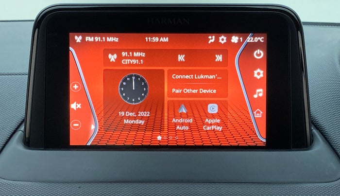 2021 Tata NEXON XZA+(O) DARK EDITION 1.2 RTN, Petrol, Automatic, 26,940 km, Infotainment System