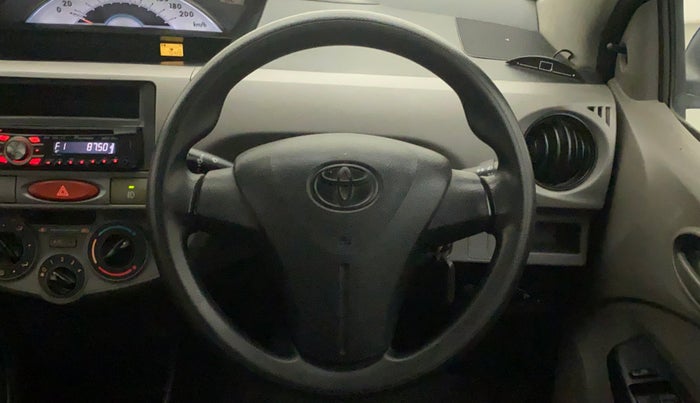 2011 Toyota Etios Liva G, Petrol, Manual, 75,554 km, Steering Wheel Close Up