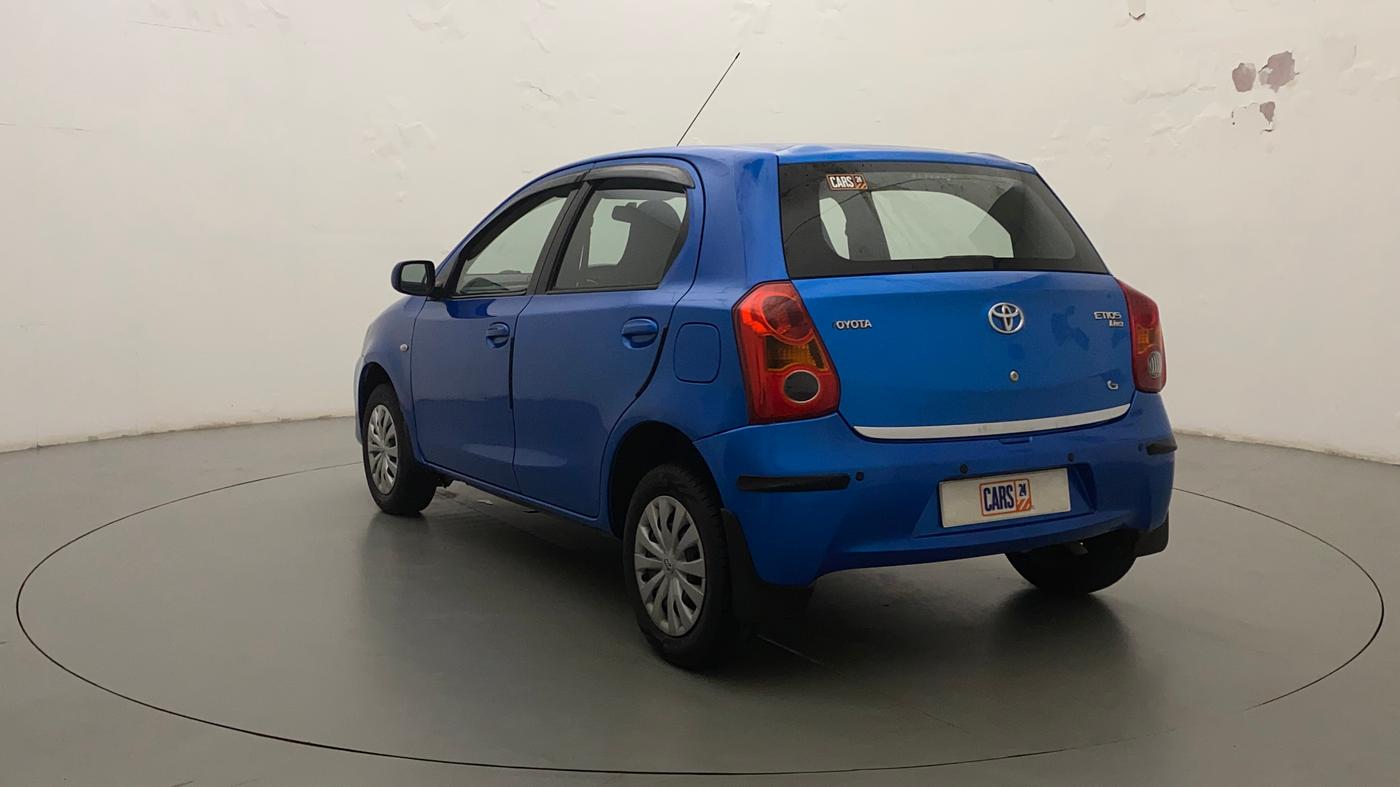 2011 Toyota Etios Liva G, Petrol, Manual, 75,554 km, Left Back Diagonal