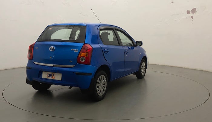 2011 Toyota Etios Liva G, Petrol, Manual, 75,554 km, Right Back Diagonal
