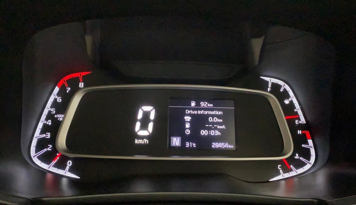 2021 KIA SONET HTX 1.0 IMT, Petrol, Manual, 28,464 km, Odometer Image
