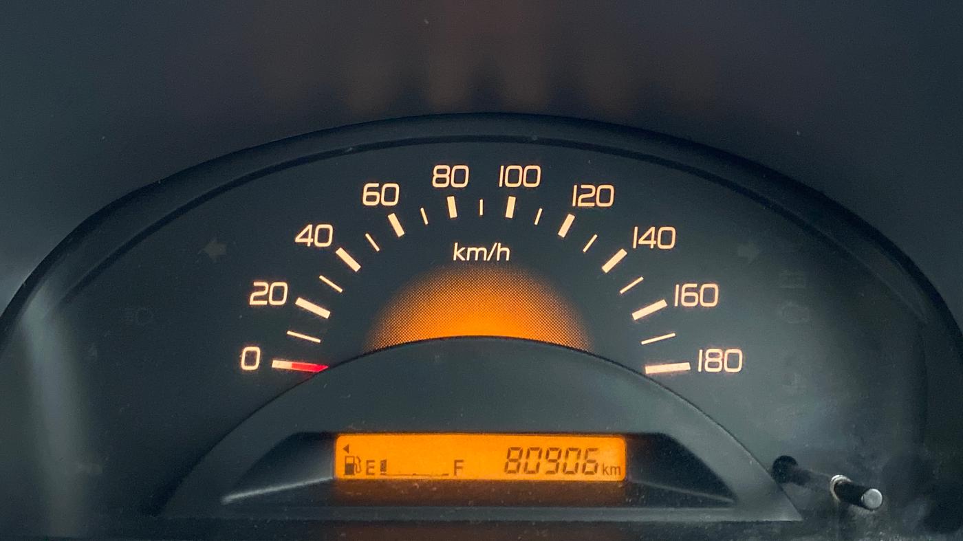 2011 Maruti Wagon R 1.0 LXI, Petrol, Manual, 80,981 km, Odometer Image