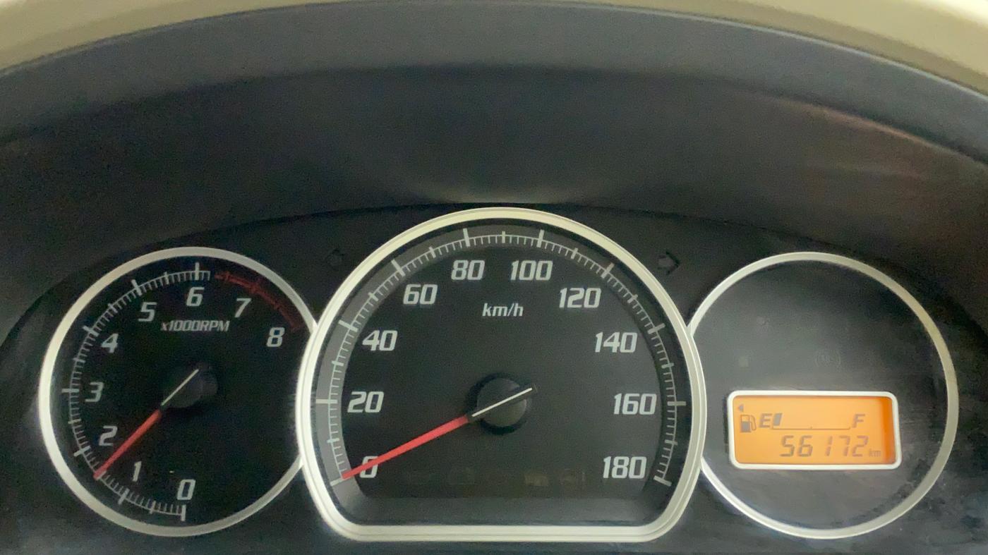 2010 Maruti Zen Estilo VXI, Petrol, Manual, 56,172 km, Odometer Image
