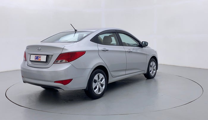 2015 Hyundai Verna FLUIDIC 1.4 VTVT, Petrol, Manual, 17,957 km, Right Back Diagonal (45- Degree) View