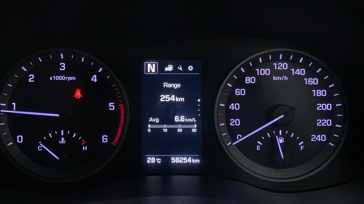2017 Hyundai Tucson 4WD AT GLS DIESEL, Diesel, Automatic, Odometer View