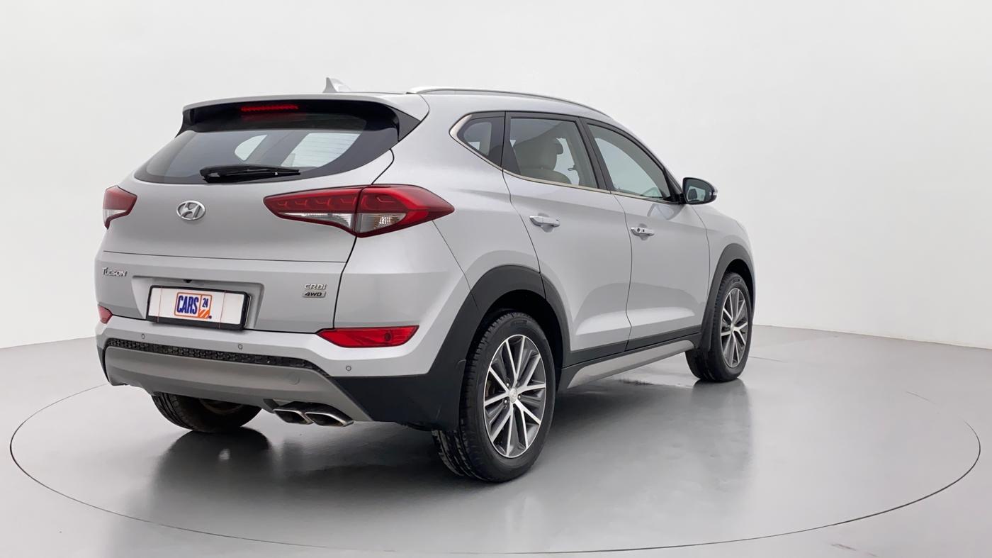 2017 Hyundai Tucson 4WD AT GLS DIESEL, Diesel, Automatic, Right Back Diagonal (45- Degree) View