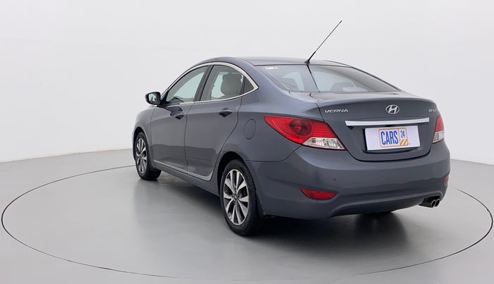 2014 Hyundai Verna FLUIDIC 1.6 VTVT SX, CNG, Manual, 79,988 km, Left Back Diagonal