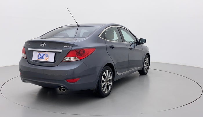 2014 Hyundai Verna FLUIDIC 1.6 VTVT SX, CNG, Manual, 79,988 km, Right Back Diagonal