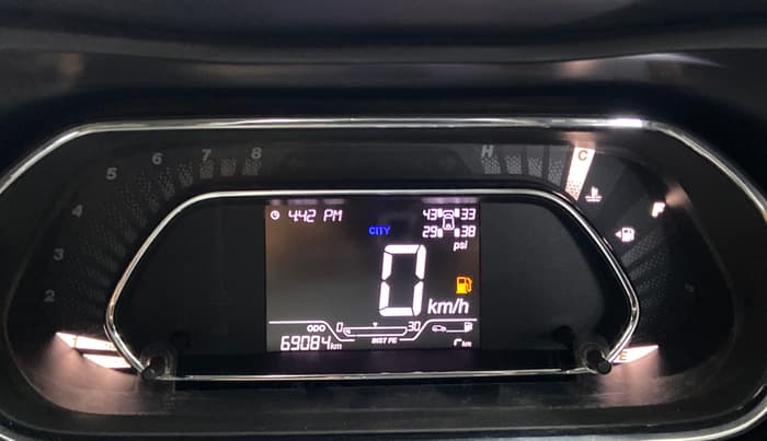 2021 Tata NEXON XZ PLUS (O) PETROL, Petrol, Manual, 69,070 km, Odometer Image