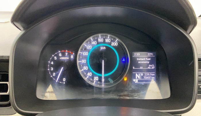 2019 Maruti IGNIS ZETA 1.2 AMT, Petrol, Automatic, 70,496 km, Odometer Image