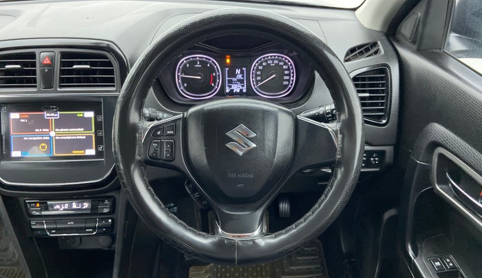 2018 Maruti Vitara Brezza ZDI PLUS AMT, Diesel, Automatic, 50,643 km, Steering Wheel Close Up