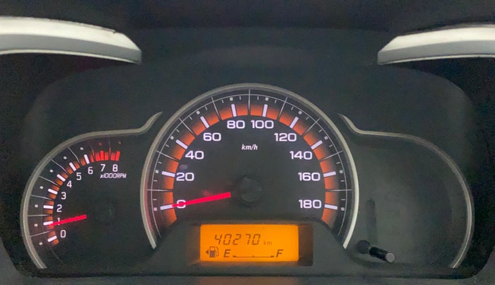 2017 Maruti Alto K10 VXI (O), Petrol, Manual, 40,270 km, Odometer Image