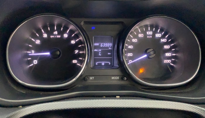 2019 Tata NEXON XZ PLUS PETROL DUAL TONE, Petrol, Manual, 63,944 km, Odometer Image