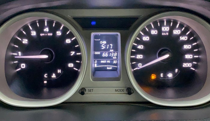 2016 Tata Tiago XZ PETROL, Petrol, Manual, 66,138 km, Odometer Image