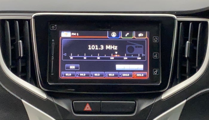 2017 Maruti Baleno ALPHA CVT PETROL 1.2, Petrol, Automatic, 44,469 km, Infotainment System