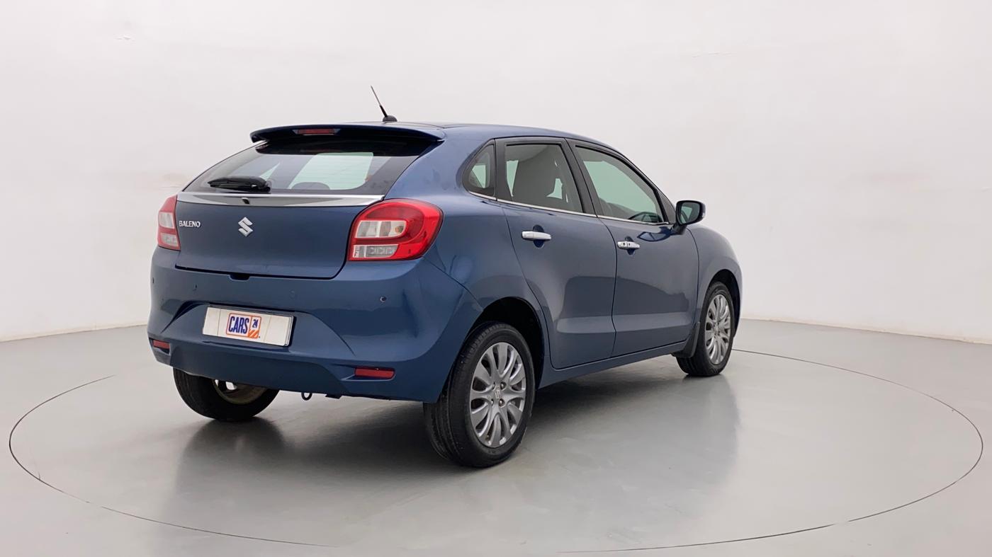 2017 Maruti Baleno ALPHA CVT PETROL 1.2, Petrol, Automatic, 44,469 km, Right Back Diagonal