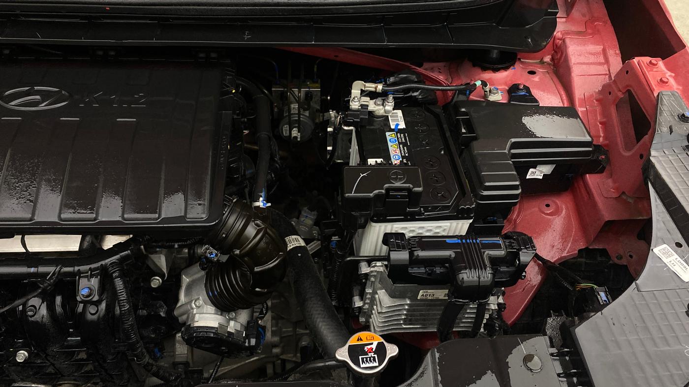 2025 Hyundai EXTER SX(O) CONNECT 1.2 AMT, Petrol, Automatic, 9,071 km, Engine View - Left