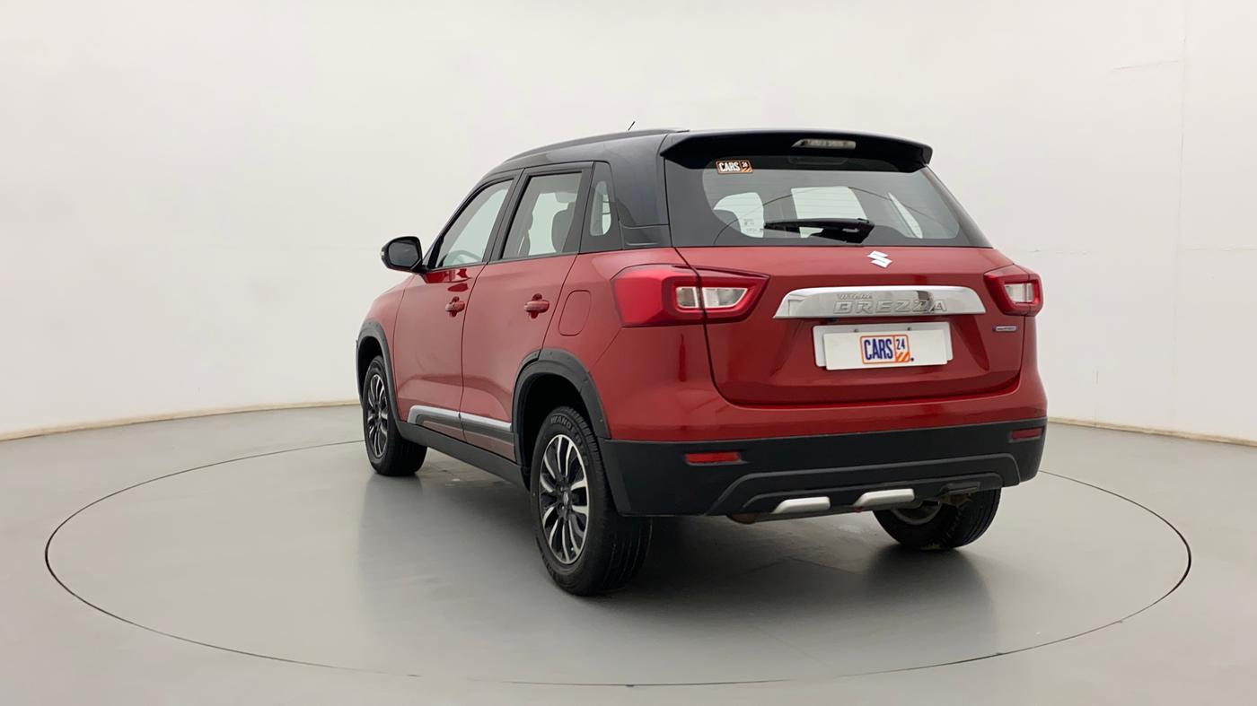 2020 Maruti Vitara Brezza ZXI PLUS AT DUAL TONE SHVS, Petrol, Automatic, 48,436 km, Left Back Diagonal