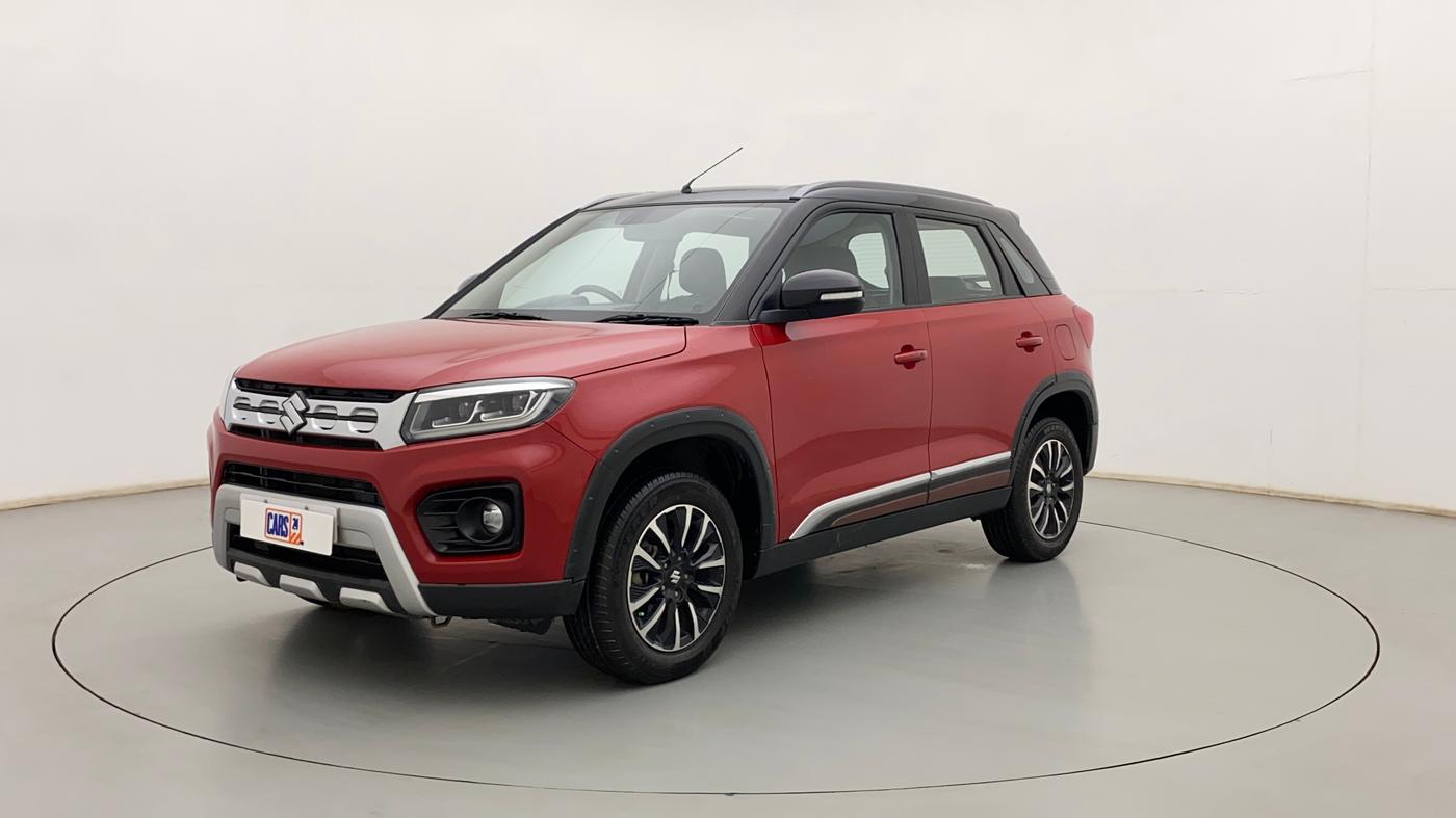 2020 Maruti Vitara Brezza ZXI PLUS AT DUAL TONE SHVS, Petrol, Automatic, 48,436 km, Left Front Diagonal